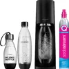 SodaStream TERRA Vorteilspack, Schwarz Mit 3 Flaschen -Haushaltswaren Store fc8456452b17596d0c9a5cd753e02d6f
