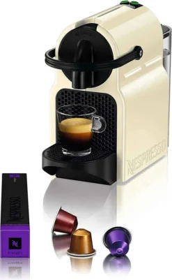 De'Longhi DeLonghi EN80CW INISSIA Nespresso Kapselautomat Creme -Haushaltswaren Store fca4d8ce86f2ac9189111c13dd55723a
