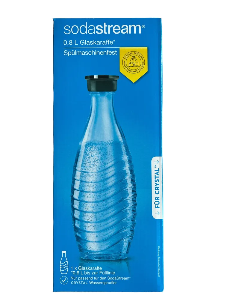SodaStream Glaskaraffe Mit Schraubverschluss 10 SodaStream Glaskaraffe Mit Schraubverschluss – Bild 8