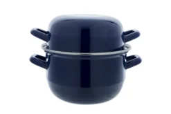 Muscheltopf - Blau - 1,2 Kg - 2,8 L - 18 Cm - Inox