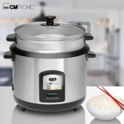 Clatronic Reis-Kocher Multi-Kocher Dampf-Garer 700 W + Löffel RK 3567 17 Clatronic Reis-Kocher Multi-Kocher Dampf-Garer 700 W + Löffel RK 3567 -Haushaltswaren Store fdec7529302200c79c4cdd2bf62c2104