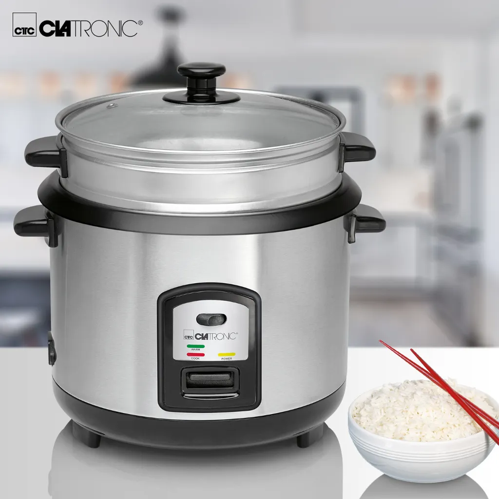 Clatronic Reis-Kocher Multi-Kocher Dampf-Garer 700 W + Löffel RK 3567 9 Clatronic Reis-Kocher Multi-Kocher Dampf-Garer 700 W + Löffel RK 3567 – Bild 7