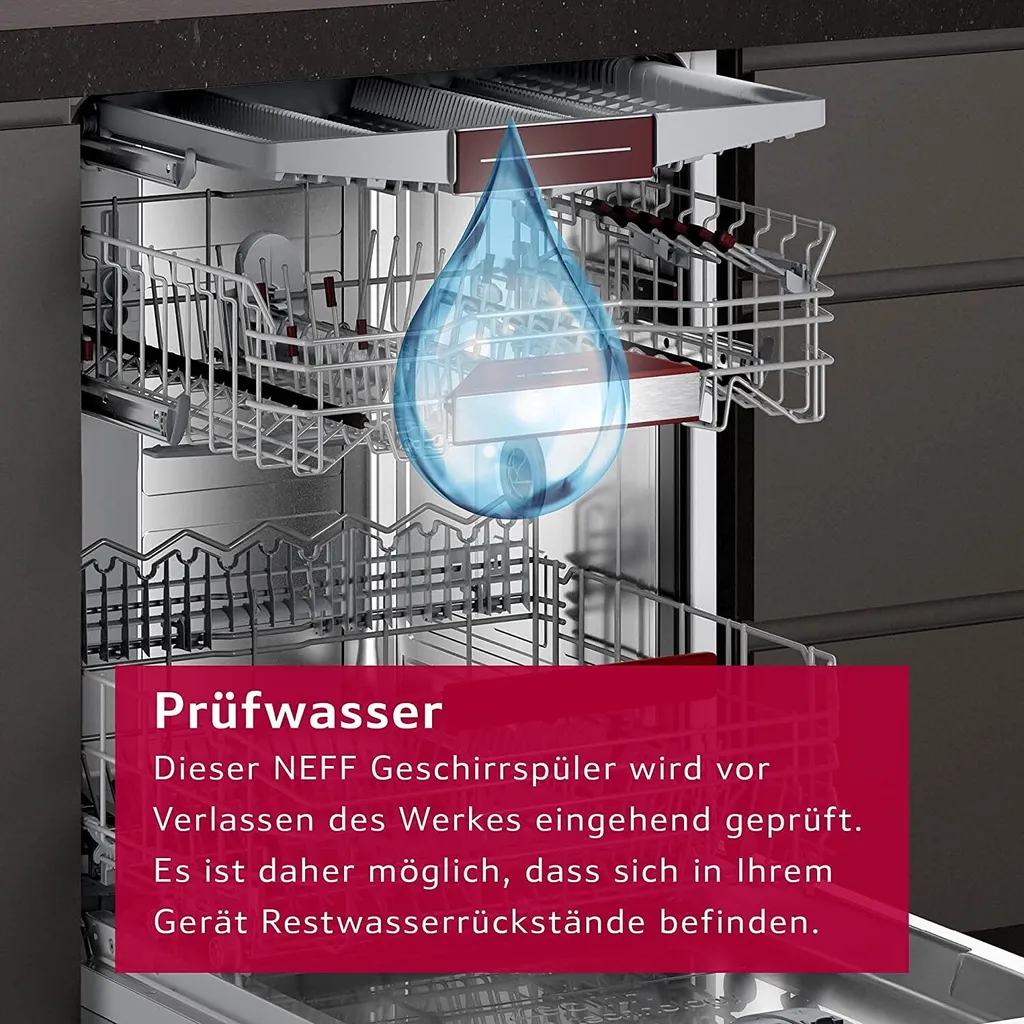 NEFF S145HVS15E N50 Geschirrspüler Teilintegriert / 60 Cm / Home Connect / Chef 70° / Favourite / 6 Programme 11 NEFF S145HVS15E N50 Geschirrspüler Teilintegriert / 60 Cm / Home Connect / Chef 70° / Favourite / 6 Programme – Bild 9