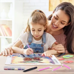 Diamond Painting 5D Diamant Painting Set, DIY Diamant Painting Vollbohrer Kit, Geschenk Für Erwachsene Kinder -Haushaltswaren Store fe88e3159b12eea6ee6ca6e317c2545a