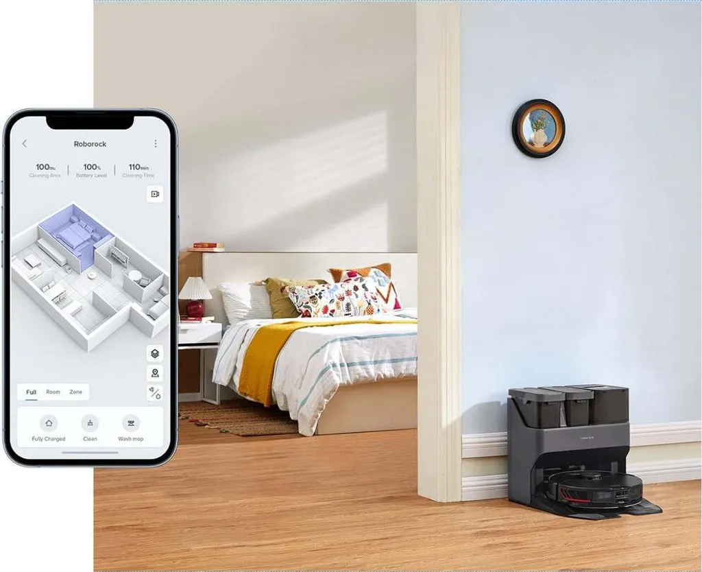 Roborock S7 MaxV Ultra Saugroboter Schwarz 10 Roborock S7 MaxV Ultra Saugroboter Schwarz – Bild 8