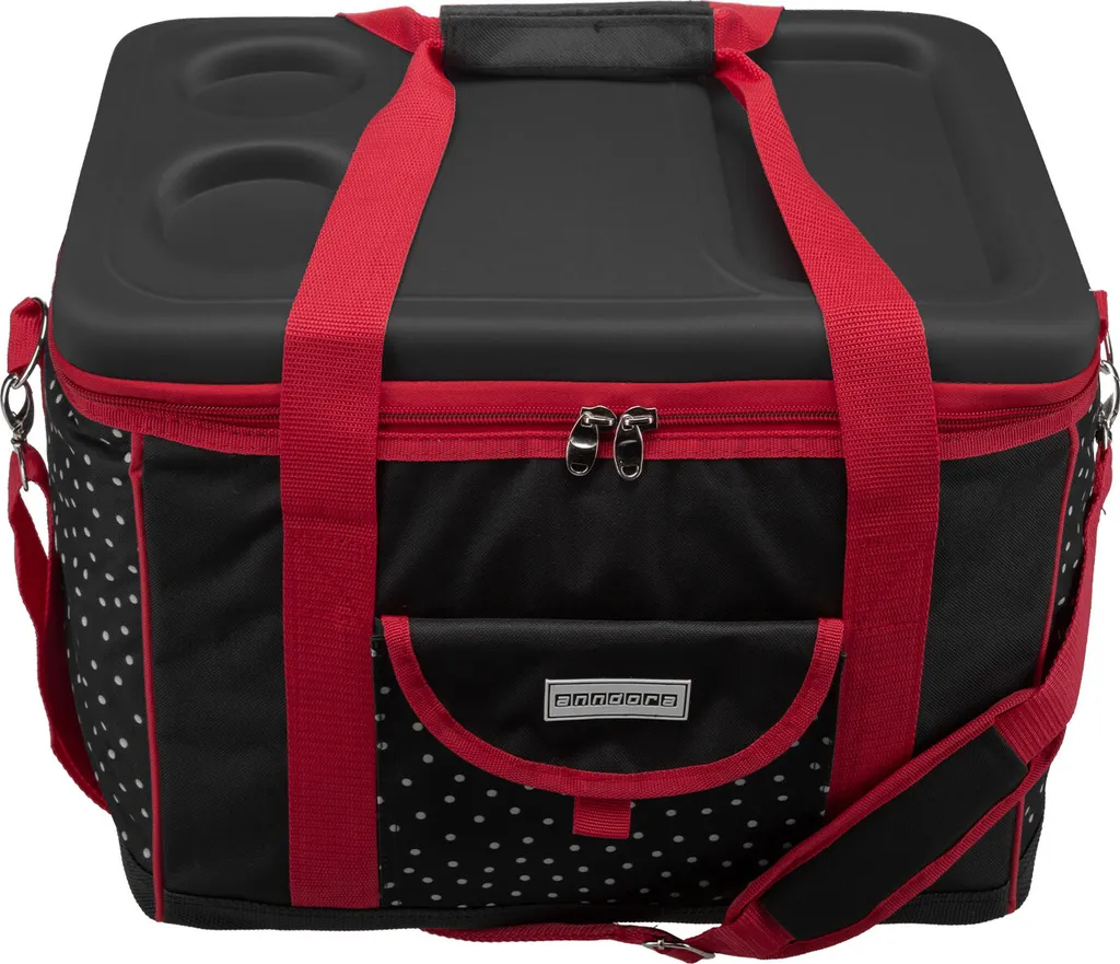 Riesige Kühltasche Picknicktasche XL Schwarz Weiß - Snövit - Schwarz 8 Riesige Kühltasche Picknicktasche XL Schwarz Weiß - Snövit - Schwarz – Bild 6