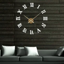 3D DIY Groß Zeiger Wanduhr Metall Für Wohnzimmer Büro Küchen Esszimmer Schlafzimmer, Durchmesser -Haushaltswaren Store ffc8039f5434d985bd431bc6229455f0